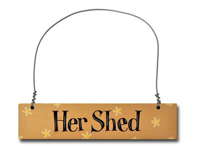 Her Shed (flowery)